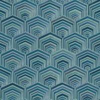 Art Deco Wallpaper - Blue