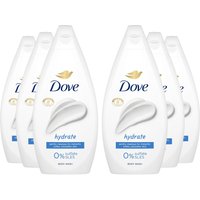 Dove Hydrate Body Wash 0 Sulfate SLES for Softer Smoother Skin - 6 / 27cm / 10cm