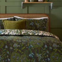 Garden of Wonder Reversible Duvet Cover Set - Evergreen / Superking