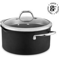 24cm Casserole with Lid - Black