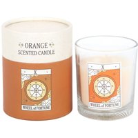 Wheel of Fortune Tarot Candle - White