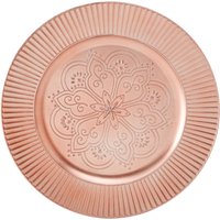 Redbud Rose Gold Charger Plate - Gold