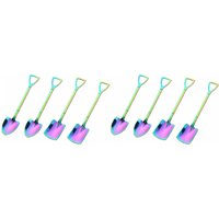 Shovel and Spade Stainless Steel Spoons - Rainbow / 8
