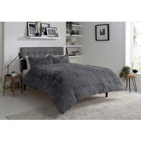 Snuggle Cuddle Duvet Set - Charcoal / Single