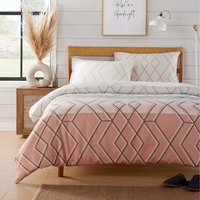 Havanna Geo Duvet Set - Pink / Single
