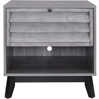 Vaughn accent side table - Grey oak