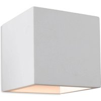 Troy 1 Light Plaster Indoor Wall Light White G9 - White
