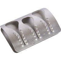 MasterClass Stainless Steel Triple Towel Holder - Silver