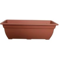 Bell Trough Planter 50cm Plastic Terracotta - Terracotta / 1