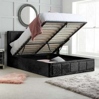 Birlea Hannover Ottoman Bed - Black / Small Double