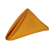 Cotton Polyester Dinning Table Napkins - Light Gold / 1