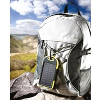 Solar Powered 5000mAh Power Bank - Black Solar Powered 5000mAh Power Bank - Black