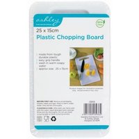 Plastic Chopping Board - White / 15cm