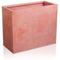 Fibrecotta Tall Trough Outdoor Planter - Orange