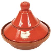 Selena Hand Dipped Glaze Tagine Dish - Red