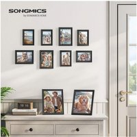 SONGMICS Pack of 10 Photo Frame - Black