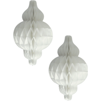 Lantern Honeycombs - White