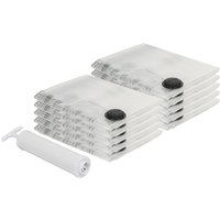 Vacuum Storage Bags with Hand Pump - White / 10 / XL