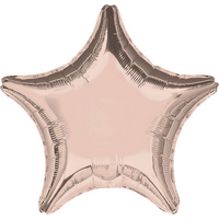 Star Foil Balloon Rose Gold - Pink
