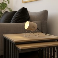 Eglo Tilston Steel Minimalist Desk Lamp, Sandy - Sandy
