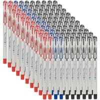 100 Paper Mate Pro X1 Gel Pens Fine Point Black Ink with Grip - Assorted ink