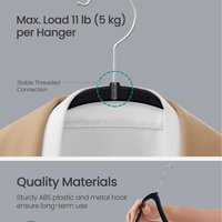 Velvet Non-Slip Coat Hangers - Black