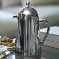 La Cafetire Havana Double Walled Cafetire, Eight Cup - Silver
