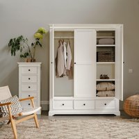 Gainsborough Triple Wardrobe - White