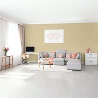 Sahara Nights Textured Honeycomb Wallpaper - Gold