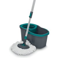 Compact Spin Mop and Bucket - Teal