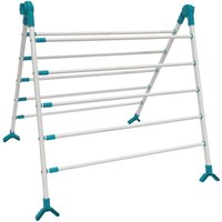 Extendable Over The Bath Clothes Airer Dryer Folding Drying Rack - White