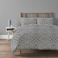 Alhambra Duvet Set - Grey / Double