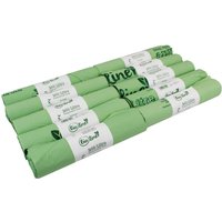 BioLiner 240 Litre Compostable Large Wheelie Bin Bags - Green / 10