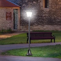 Outsunny Solar LED Garden Post Lamp - Black