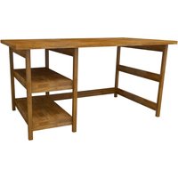 Destina Home, Mira Wood Computer Desk with Shelves - Oak Destina Home, Mira Wood Computer Desk with Shelves - Oak