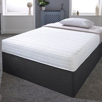 The Sirocco White 18cm Deep Value Hybrid Memory Foam Spring Mattress - White / Double