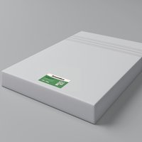 20cm Deep Eco Pocket Spring Comfort Foam Mattress - White / Small Double