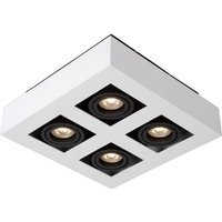 Xirax Modern Quad Ceiling Spotlight White - White