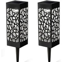 Extrastar LED Solar Garden Floor Lamp - Cool WHite