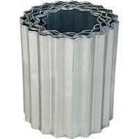 Galvanised Steel Lawn Edging Roll - Silver / 1
