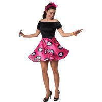Doo-Wop Girl - Black/Pink / L