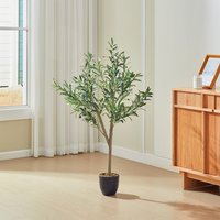 Artificial Olive Tree In Pot - Green / 55cm / 120cm