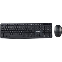 Wireless Full Size Keyboard and Mouse Set - Black