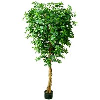Fire Retardant Artificial Tree - 180cm Olive Fire Resist / 80cm / 180cm