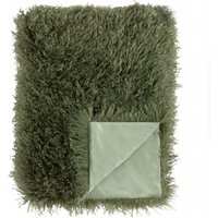 Rowan Faux Fur Throw - Khaki