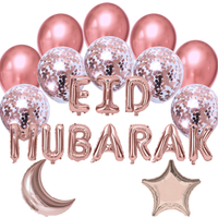 Balloon Bundle Eid Mubarak - Rose Gold