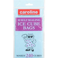Caroline, Pack of 10 Self Sealing Ice Cube Bags Caroline, Pack of 10 Self Sealing Ice Cube Bags