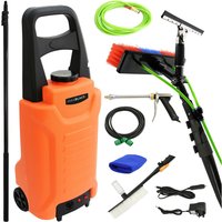 Maxblast, 20ft Water Fed Cleaning Pole and 30L Water Trolley - Orange Maxblast, 20ft Water Fed Cleaning Pole and 30L Water Trolley - Orange
