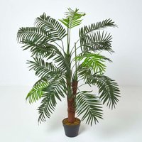 Homescapes Green Mini Palm Tree Artificial Plant with Pot, 120 cm - Green