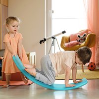 ZONEKIZ Balance Board, Kids Wobble board, Montessori Toy for 3-6 Years - Blue